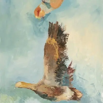 B 28, obraz olejny 50 cm x 100 cm